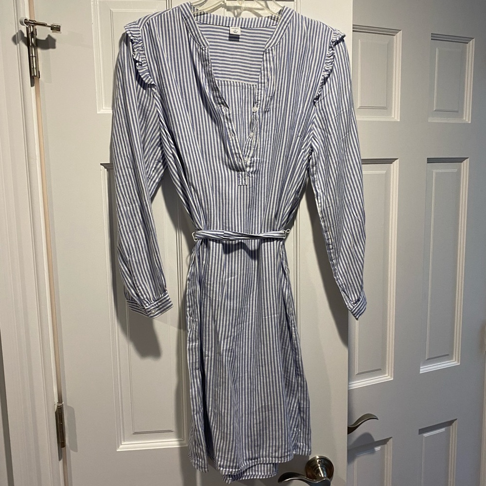 Striped dress/cover up